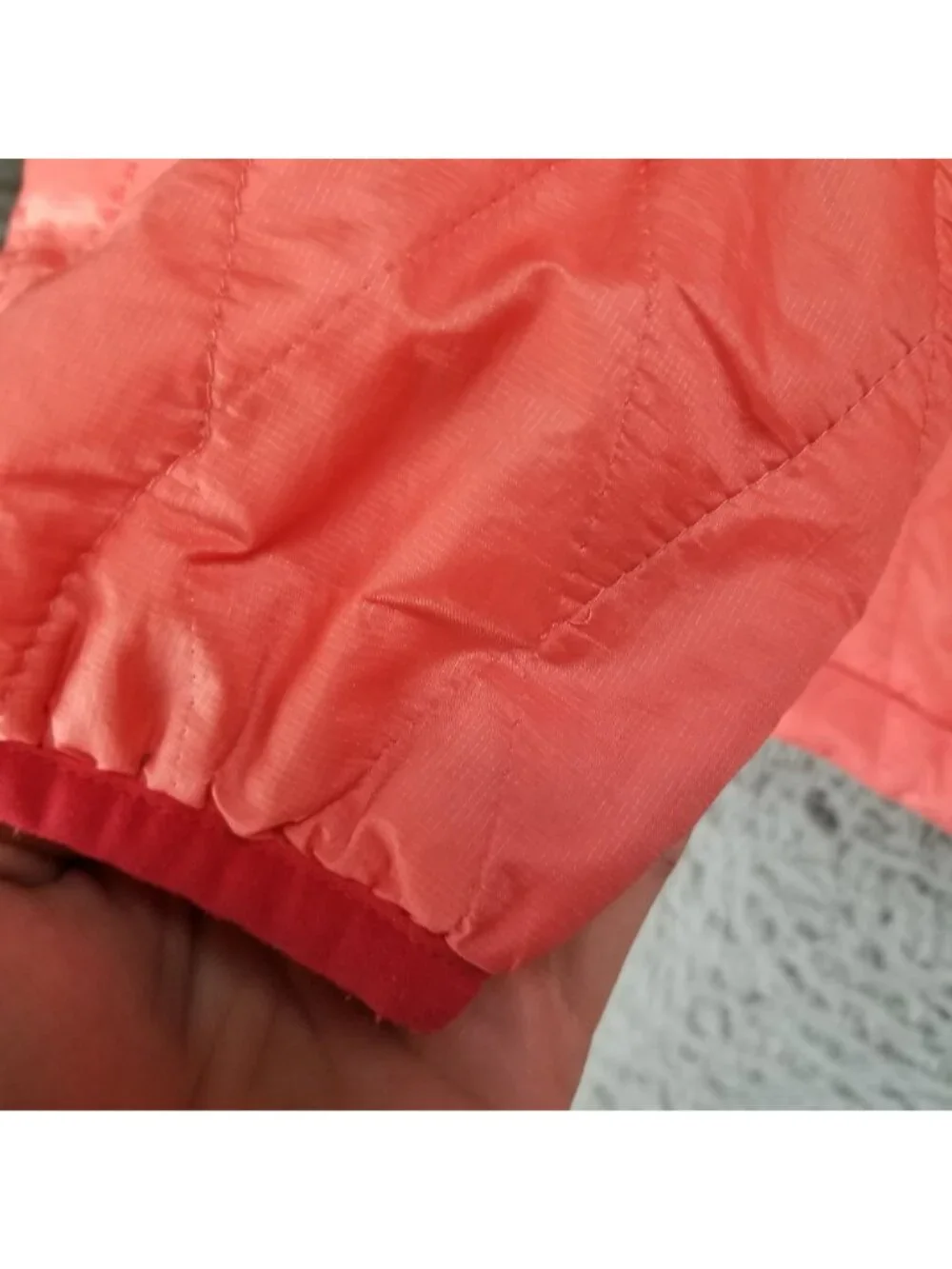 Patagonia Jacket Girls XL Primaloft Orange Quilted Polyester Full Zip *Read*